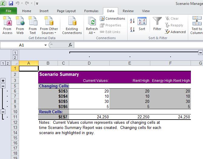Excel 2010 Advanced Page 174 Save your changes and close the workbook.