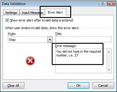 Excel 2010 Advanced Page 200 The Data Validation dialog box is displayed.