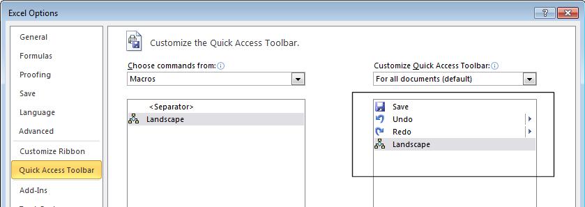 Excel 2010 Advanced Page 233 You can customize the button that is used to represent your