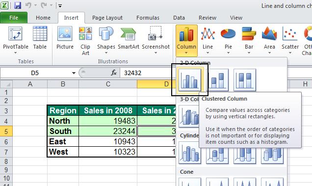 Excel 2010 Advanced Page 31 A column