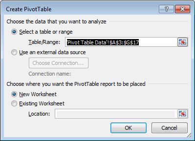 Excel 2010 Advanced Page 8 Accept the default values displayed and click on the OK button.