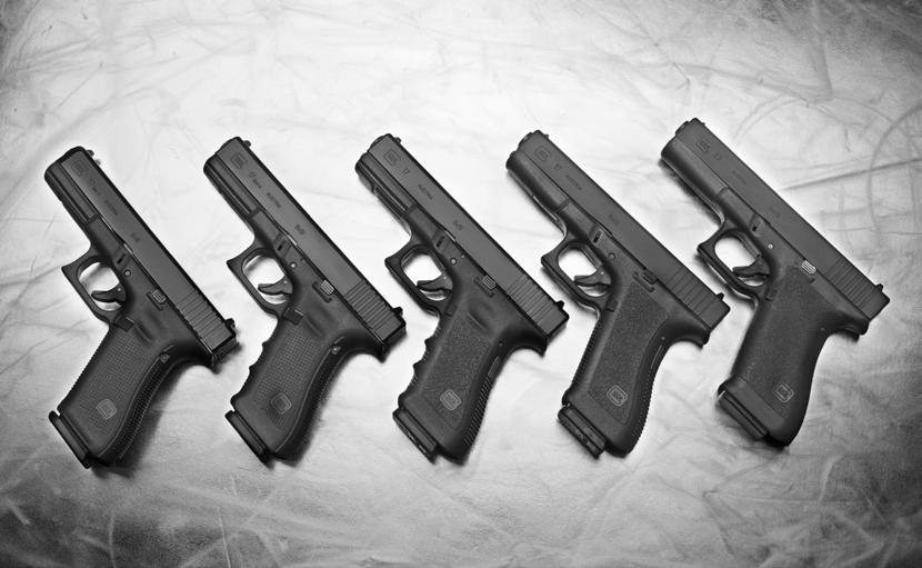 GLOCK GENERATIONS TECHNICAL DATA G34 GEN5 + G43 G19 X SYSTEM CALIBER SAFE ACTION (constant double action mode), all GLOCK pistols come with 3 safeties 9mm Luger *LENGTH (OVERALL) 222 mm 8.