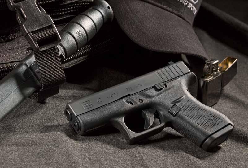 380 Auto Safe Action Pistols GLOCK 25 Because of its small dimensions, equal to those of the GLOCK 19, the GLOCK 25 in the low-recoil.380 caliber can be comfortably carried concealed.