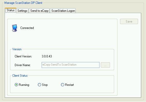 Running the ScanStation client To run the ScanStation client: ecopy ShareScan OP Installation and Setup Guide 25 1 In the console tree, click Devices > Manage.