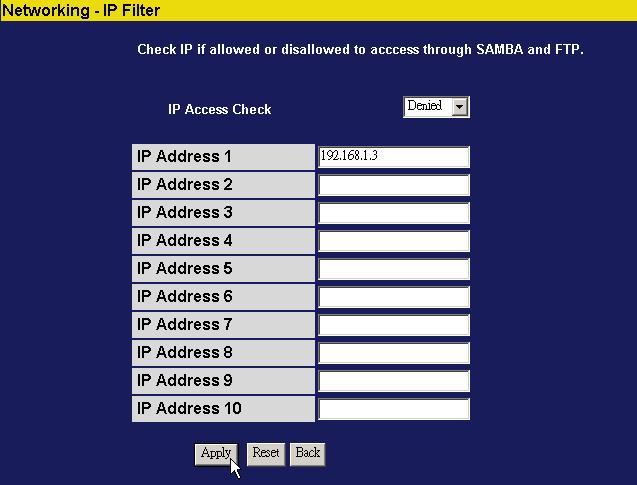 Management Guide Superuser/Password Setting You can setup the administration user account and password on this page.