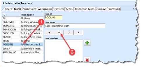 GoGet Administration Version 5.12.1 2 Click on the Delete Team button (No 2) Permissions tab The different functions/roles that GoGet users can undertake are already set up in the GoGet Office system.