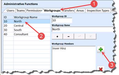 GoGet Administration Version 5.12.1 Add or delete a user to or from a workgroup You add users to workgroups on the Workgroups tab.