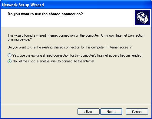 Next. Otherwise, exit the Wizard by clicking Cancel and establish the connection from your network device to your access point (if you use a Hercules