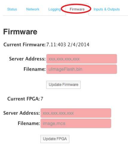 9.2. Updating Chassis Firmware 1. Setup the TFTP server following the steps in Setting Up the TFTP Server. 2.