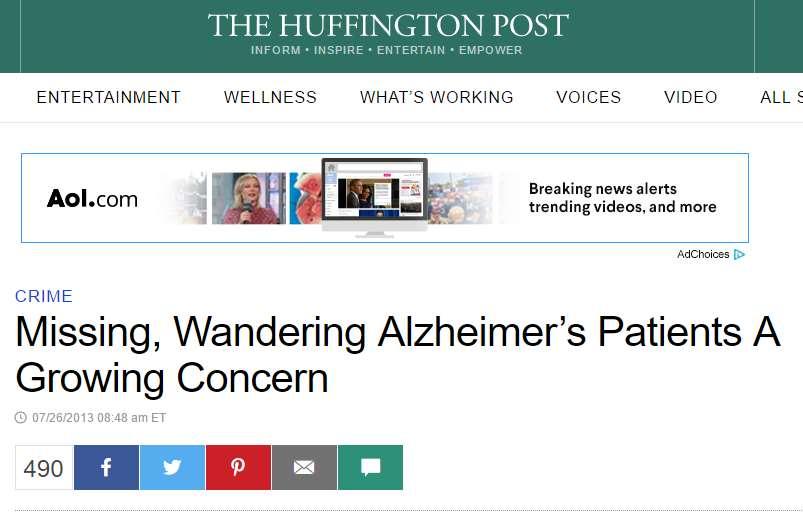 Alzheimer patient Report