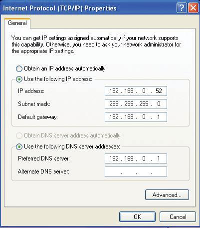 In order to connect to the printer through the DP-301P+, the DP-301P+ must have the same IP network settings as your network.