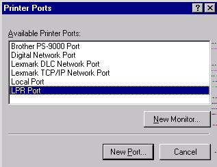 1 Go to Start Settings Printers, and then double-click [Add Printer] to start up the wizard. 2 In the following dialog box that appears, select My Computer, and then click [Next].