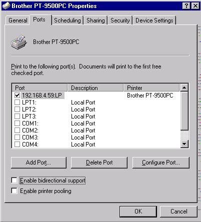 for Printer Monitor on the Device Settings tab.