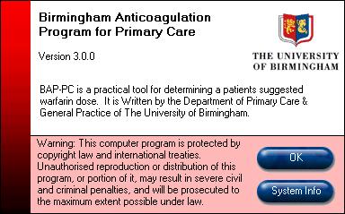 Birmingham Anticoagulation