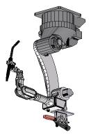Outside dimensions & of TA Manipulators Long arm type TA-1900G2