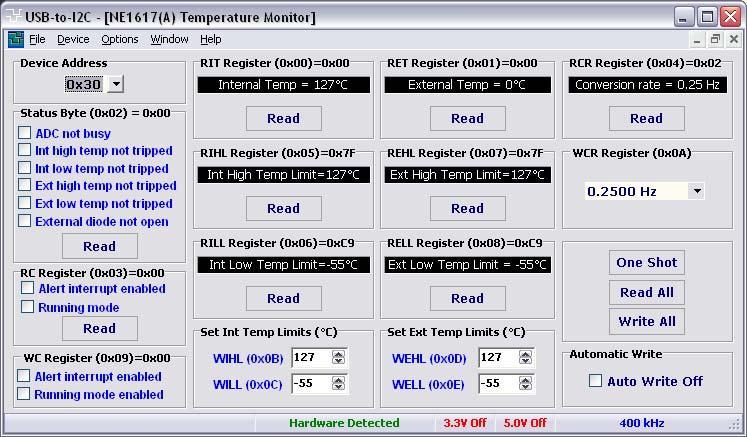 NE1617(A) Temperature monitor The NE1617A is an accurate two-channel temperature monitor. It measures the temperature of itself and the temperature of a remote sensor.