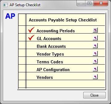 Getting Started with CYMA IV - Accounts Payable Accounts Payable Setup 1. From the CYMA IV Desktop, select the Accounts Payable module from the Active Module drop-down list.