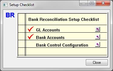 Getting Started with CYMAIV - Bank Reconciliation Bank Reconciliation Setup 1.