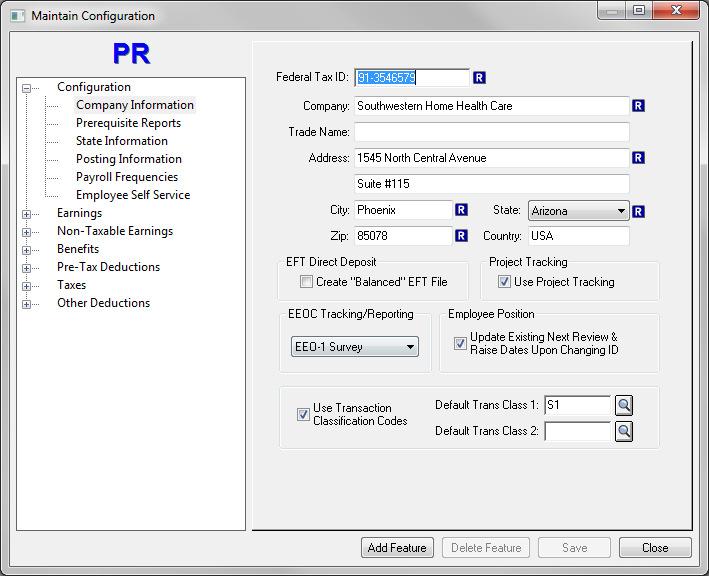 On the left side of the dialog box is the Features Tree. The Features Tree allows you monitor your progress as you step through the setup process.