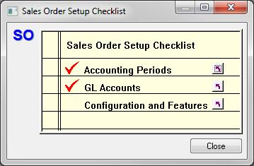 Getting Started with CYMAIV - Sales Order Sales Order Setup 1. From the CYMA IV Desktop, select the Sales Order module from the Active Module list box.
