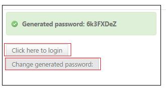 generated password, user would again be redirected to the Forgot Password Page. 7.