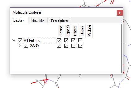 Select and Centre with Molecule Explorer 1. Ensure that Molecule Explorer is displayed by clicking View and checking that Molecule Explorer is ticked. 2.