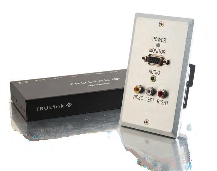 TruLink A/V Over Cat5 With maximum resolution at the maximum distance, the TruLink A/V over Cat5 family is ideal for extending analog and/or digital video and audio signals over Cat5/ Cat5e/Cat6 UTP