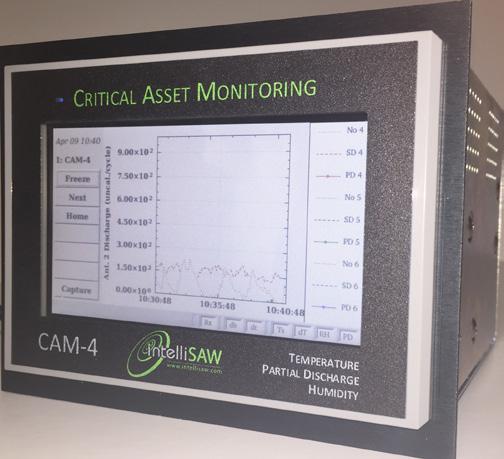 CAM-4 Real-Time Continuous Monitoring to avoid the primary causes of asset failure: Temperature: compromised connections Partial Discharge: insulation degradation Humidity: air dielectric breakdown