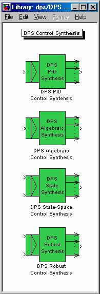 The DPS Control Synthesis provides feedback to distributed parameter controlled systems in control loops.