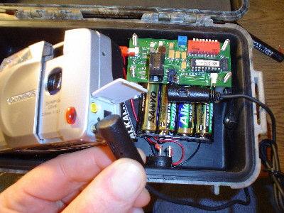 Note, it's best to use NiMH rechargeable batteries over alkaline batteries in the camera.