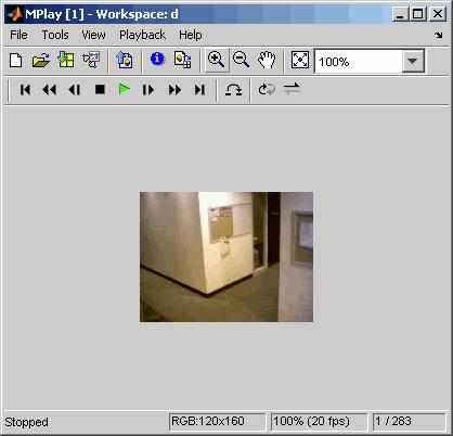 Viewing Videos from the MATLAB Workspace Note The MPlay GUI supports MATLAB variables that are in the movie structure array format.