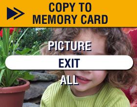 Copying Pictures Chapter 3 You can copy pictures from a card to internal memory, or from internal memory to a card. Before you copy make sure that: A card is inserted in the camera.
