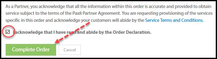 You will be required to sign the Arrow Microsoft agreement in order to take advantage of this partnership between Pax8 and Arrow. 14.