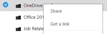 Option 2: Share a Document/Folder by a Link There are 3 ways (A C) to share a document by link. A.
