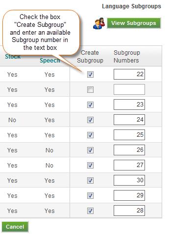 Click the Save and Update Subgroups button if your members