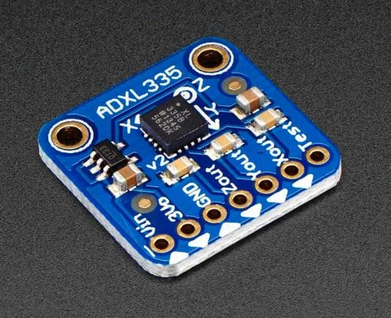 Sensors Adafruit ADXL335 5V Triple-axis Analog Accelerometer Small, thin, low-power, temperature stability On-board 3.