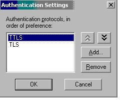 3.2.4. Authentication protocols Odyssey Server supports multiple authentication protocols.