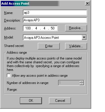 3.2.7. Adding Access Point Follow the steps below to add an Access Point. Right-click the Access Points folder and select Add Access Point from Figure 7.