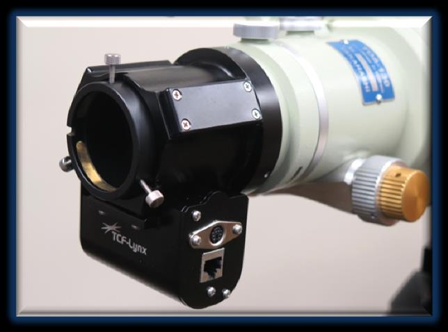 Step 2 Attach Telescope Mount With a suitable OPTEC-2400 telescope mount in place, slip the TCF-Lynx body over the mount.