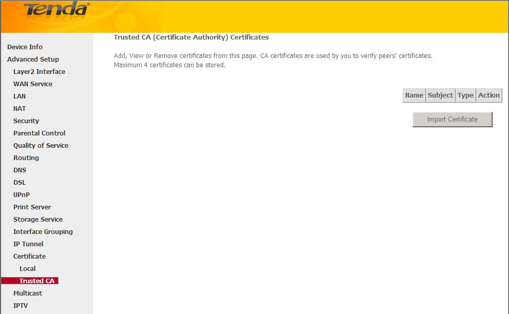 Enter the certificate name. Paste the certificate content and private key. Click Apply to apply your settings.