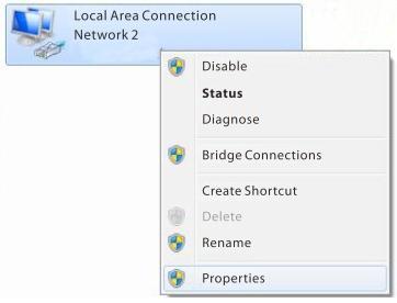 Appendix 1 Configure Your PC Screens to configure TCP/IP properties in
