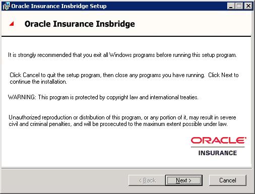 2. Open the Oracle Insurance - Insbridge Enterprise Rating file.