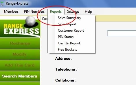 Using Reports in Range-Express All reports in Range-Express are based on the same format making them very user friendly.