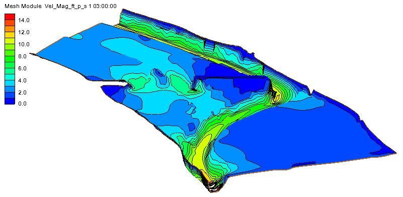 sediment transport simulations in SRH-2D.