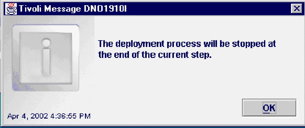 the end of the current step. 2. Click OK and wait for the step to finish processing. 3. In the Step List scroll to the TMA installation step, which installs any endpoints that you hae configured. 4.