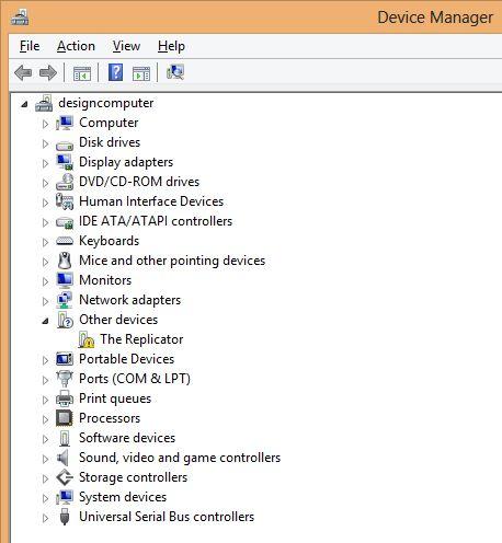 Locate the software driver shown