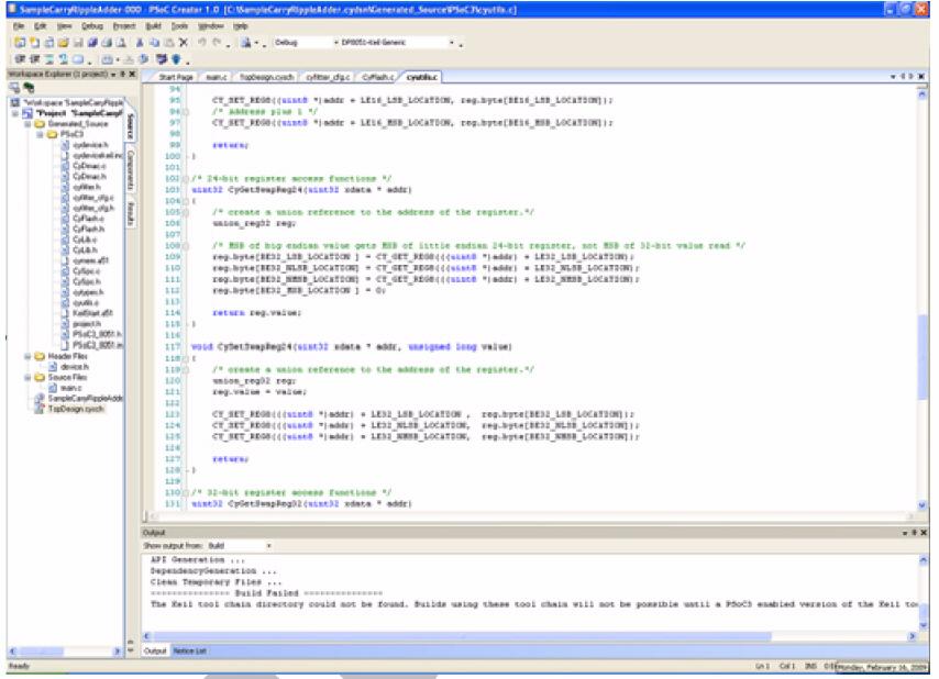 7.1.4.4 Software Development Figure 7-4. Code Editor Anchoring the tool is a modern, highly customizable user interface.