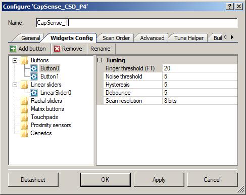 PSoC 4 Capacitive Sensing (CapSense CSD) PSoC Creator Component Datasheet Selecting Auto (SmartSense) Auto (SmartSense) allows you to tune the CapSense CSD component to the specifics of the system