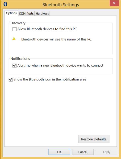What should I do when the Bluetooth Devices in Windows doesn t find the device or cannot connect to it?
