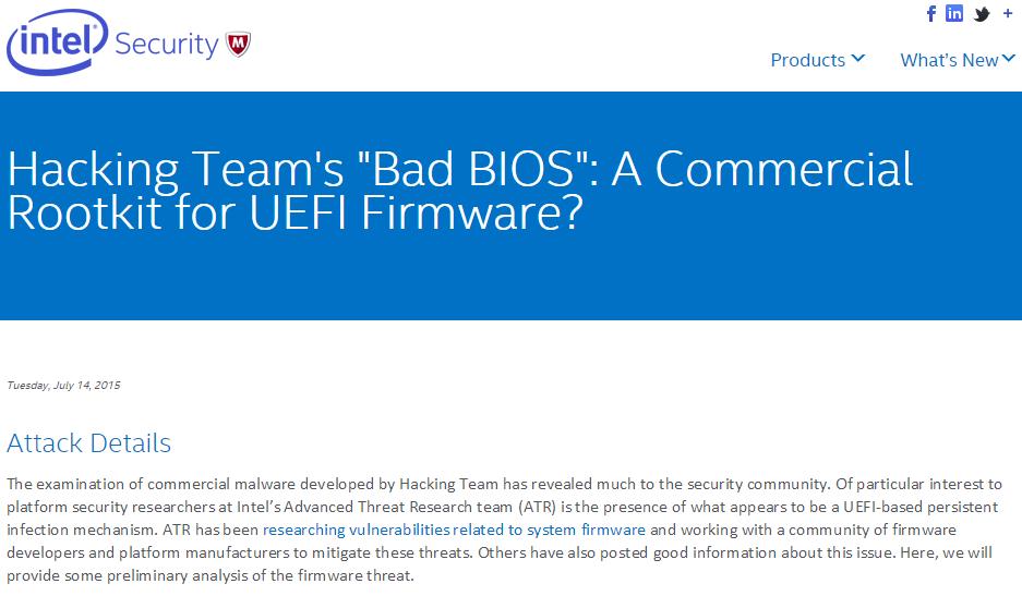 First Commercial UEFI